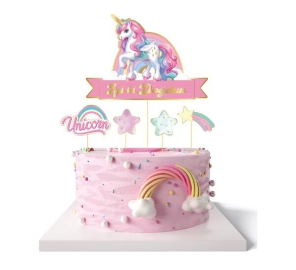 Toptan Pasta Kürdanı Lüks 5li Unicorn B