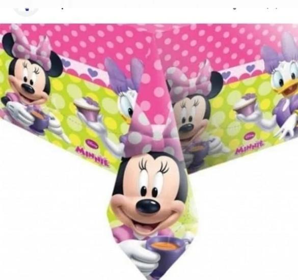 Toptan Plastik Masa Örtüsü Minnie Mouse