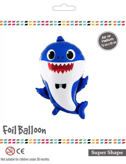 Toptan Mavi Balık Folyo Balon