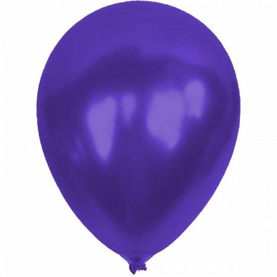 Toptan HBK 12’’ Metalik Mor Balon 100lü