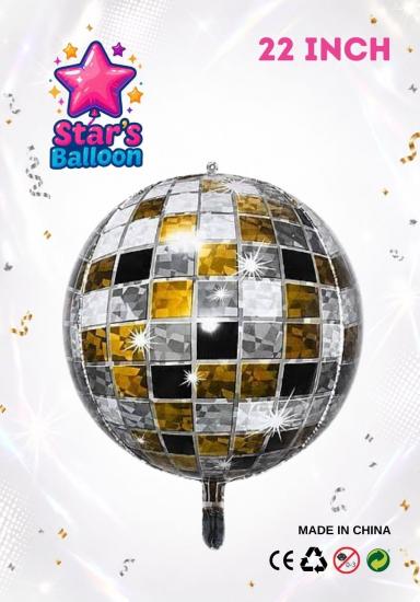 Toptan Star’s Balloon Disko Topu Folyo Balon 32 inç