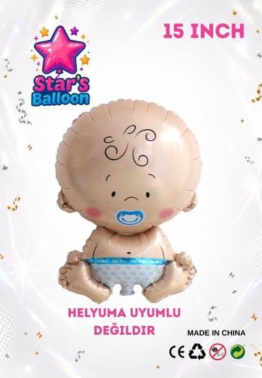 Toptan Star’s Balloon Bebek Folyo Balon 15 inç