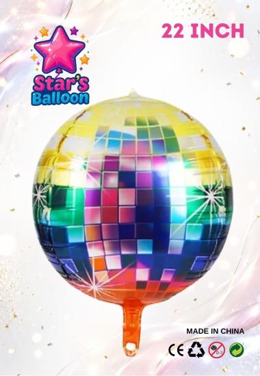 Toptan Star’s Balloon Disko Topu Folyo Balon 32 inç
