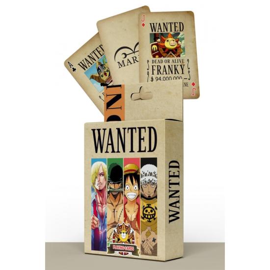Toptan One Piece Wanted İskambil Kartı