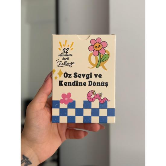 Toptan Öz Sevgi ve Kendine Dönüş 32 Olumlama Kartı