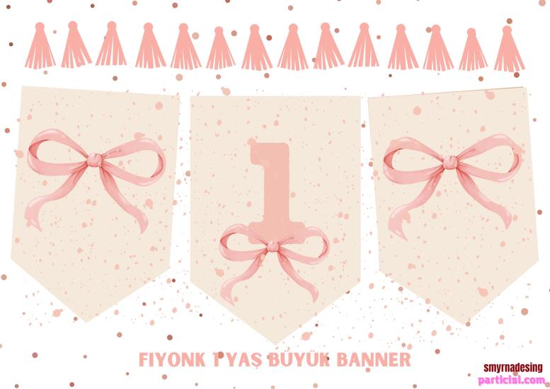 Toptan Pembe Fiyonk 1 Yaş Banner 