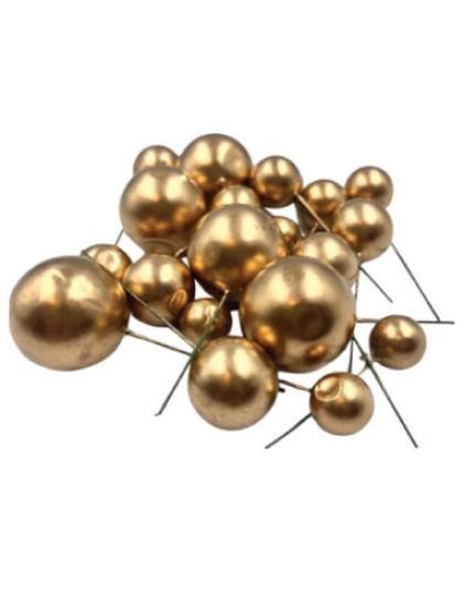 Toptan Pasta Topları 20 adet Gold