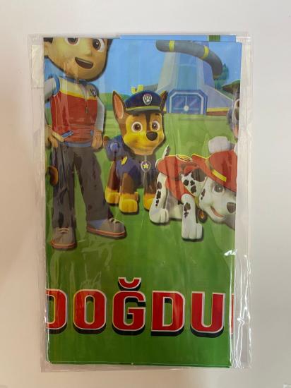 Toptan Plastik Masa Örtüsü Paw Petrol