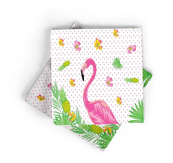 Toptan Flamingo Temalı Peçete 16lı