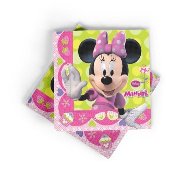 Toptan Minnie Mouse Temalı Peçete 16lı