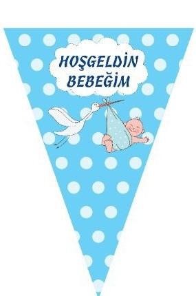 Toptan Hoşgeldin Bebeğim Flama