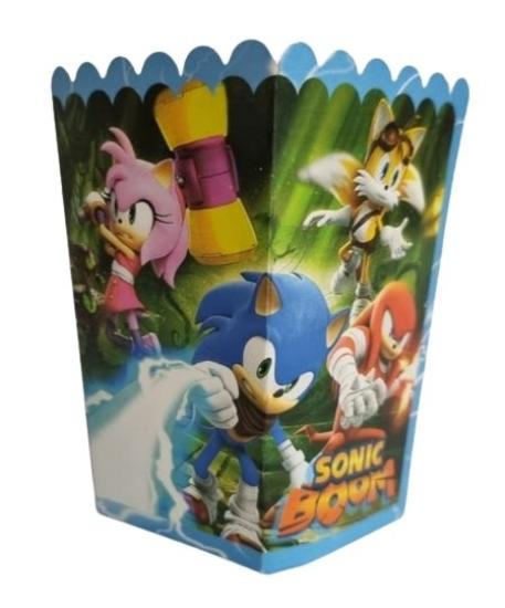 Toptan Mısır Kutusu 8li Baskılı Sonic