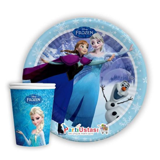 Toptan Elsa Tabak Bardak 8li