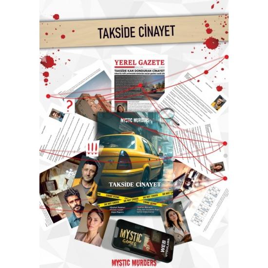Toptan Dedektif Cinayet Çözme Oyunu-Takside Cinayet