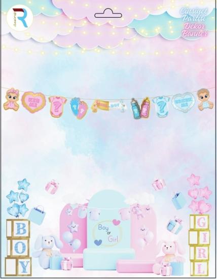 Toptan Cinsiyet Dekoratif Banner