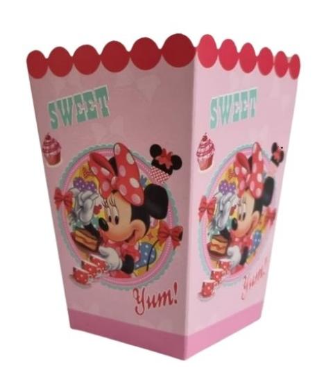 Toptan Mısır Kutusu 8li Baskılı Minnie Mouse