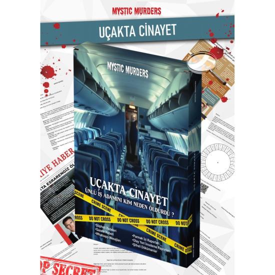 Toptan Dedektif Cinayet Çözme Oyunu-Uçakta Cinayet