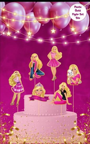 Toptan Pasta Kürdanı Lüks 5li Pembe Bebek