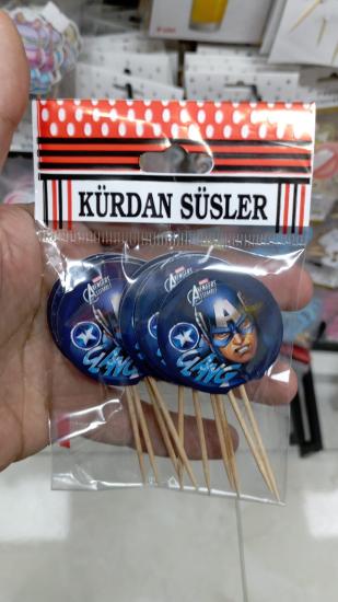 Toptan Pasta Kürdanı 10lu Kahramanlar