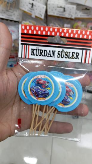 Toptan Pasta Kürdanı 10lu HotWheels