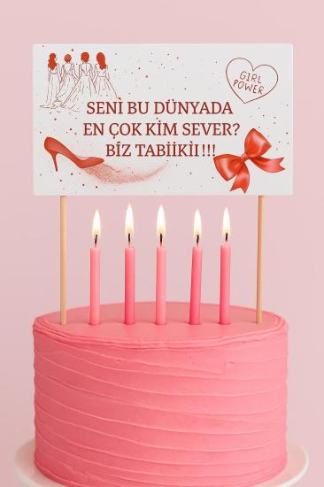Toptan Pasta Süsü Parti Afişi Dev Boy 1 adet