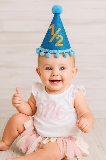 Toptan 1/2 Ay Mini Şapka Eva Simli Gold Yazılı