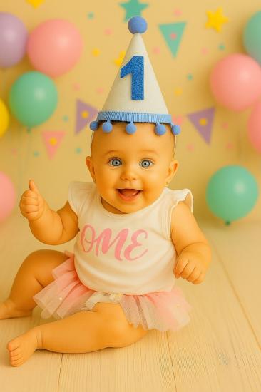 Toptan 1 Yaş Mini Şapka Eva Simli
