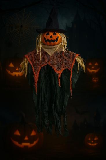 Toptan Halloween Balkabağı Korkuluk 95 cm