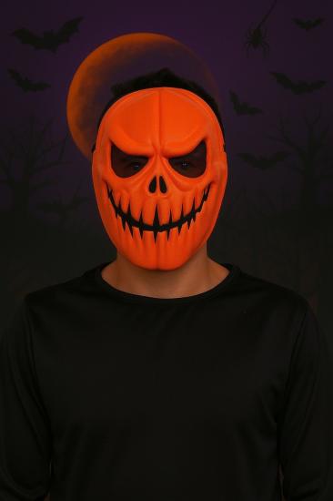 Toptan Halloween Balkabağı Maske