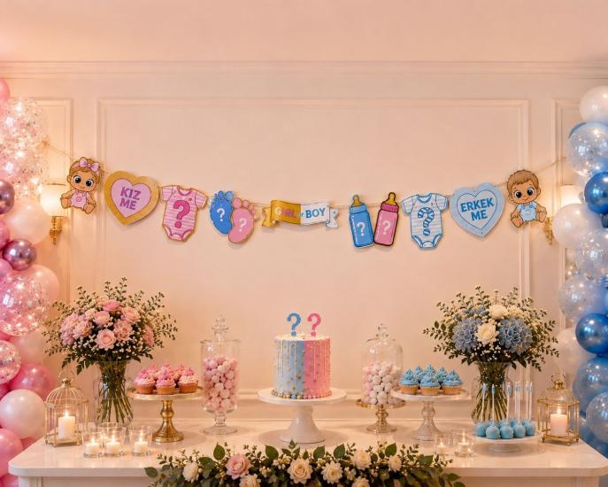 Toptan Cinsiyet Dekoratif Banner