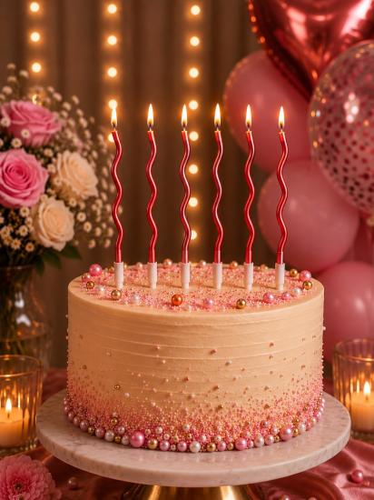 Toptan Spiral Mum 6lı