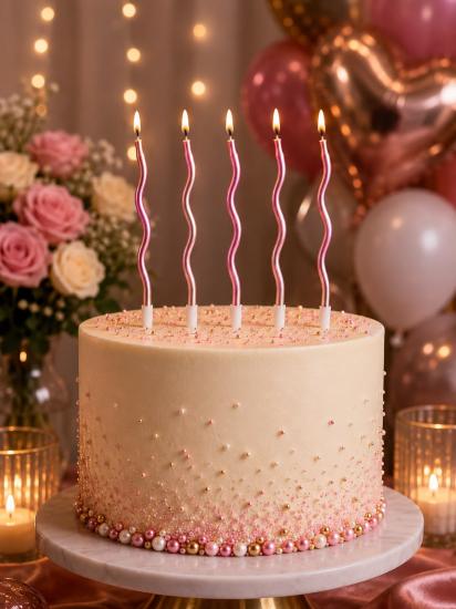 Toptan Spiral Mum 6lı