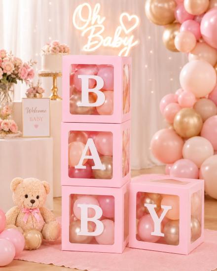 Toptan Balon Kutusu Pembe