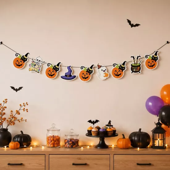 Toptan Halloween Dekor Banner