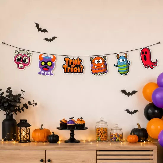 Toptan Halloween Dekoratif Banner Set