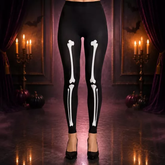 Toptan Halloween İskelet Kadın Çorabı