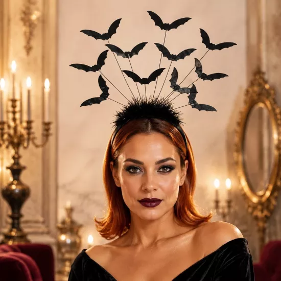 Toptan Halloween Yarasan Tacı