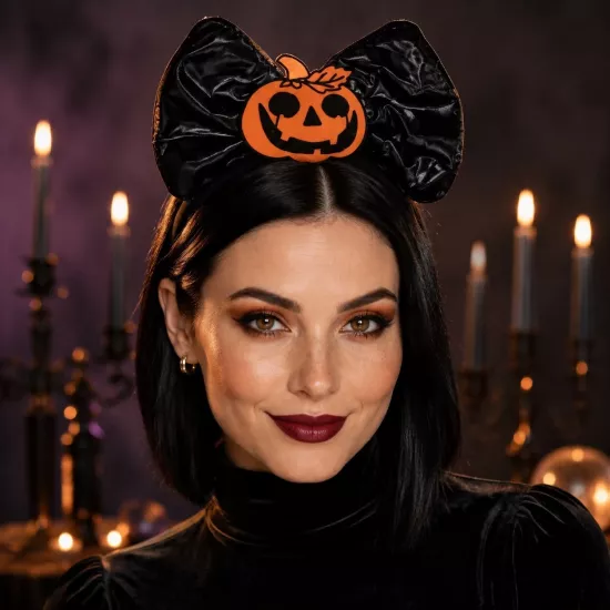 Toptan Halloween Fiyonklu Balkabaklı Taç