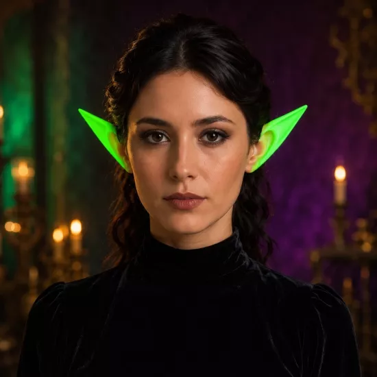 Toptan Halloween Fosforlu Elf Kulağı
