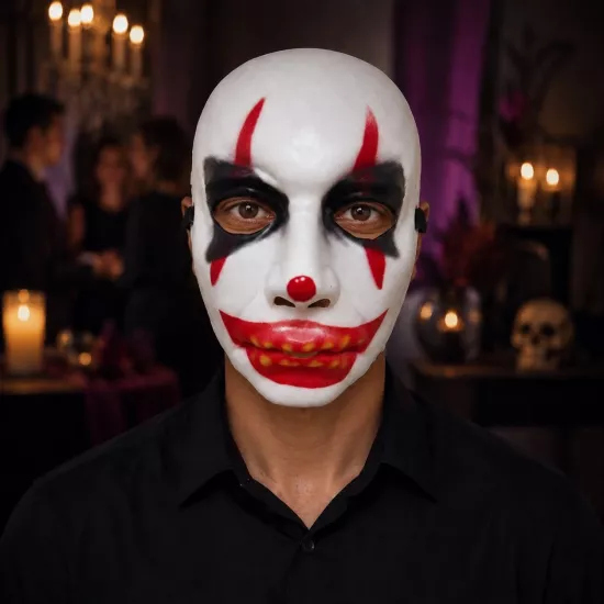 Toptan Halloween Beyaz Korku Maske