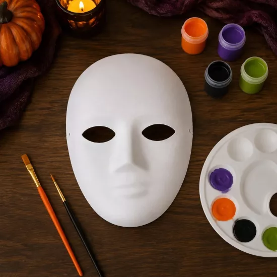 Toptan Halloween Boyanabilir Maske