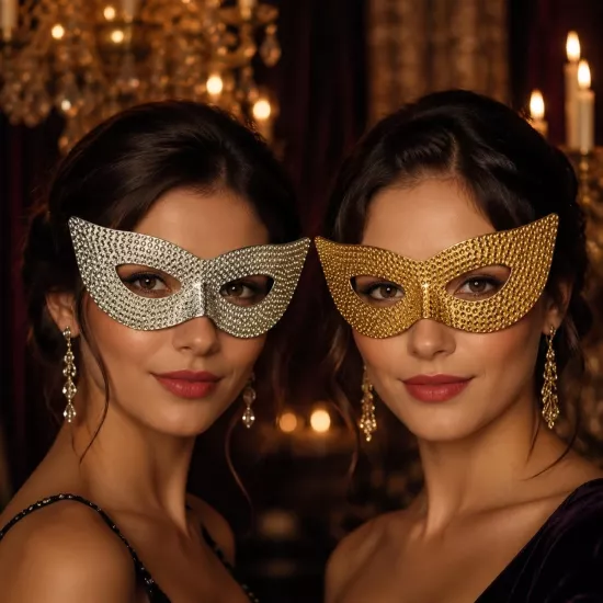 Toptan Halloween Metalize Maske Gözlük