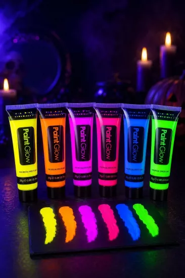 Toptan Glow Yüz Boyası Neon