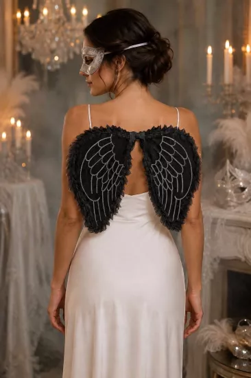 Toptan Halloween Siyah Melek Kanadı