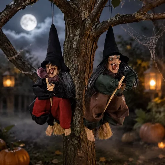 Toptan Halloween Sesli Cadı