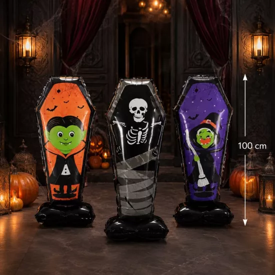 Toptan Halloween Tabut Folyo Balon