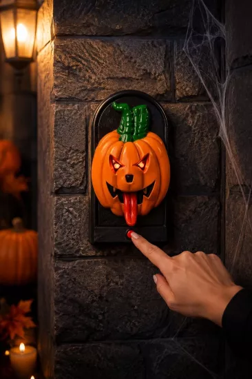 Toptan Halloween Kapı Zili Işıklı ve Sesli