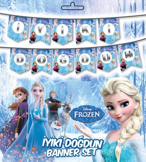 Toptan Elsa İyiki Doğdun Zarf Banner