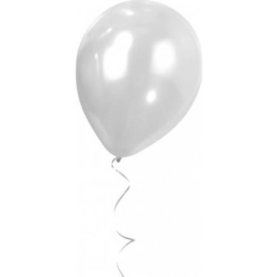 Toptan HBK 12’’ Metalik Beyaz Balon 100lü
