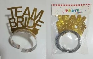 Toptan%20Team%20Bride%20Gold%20Karton%20Taç%206lı